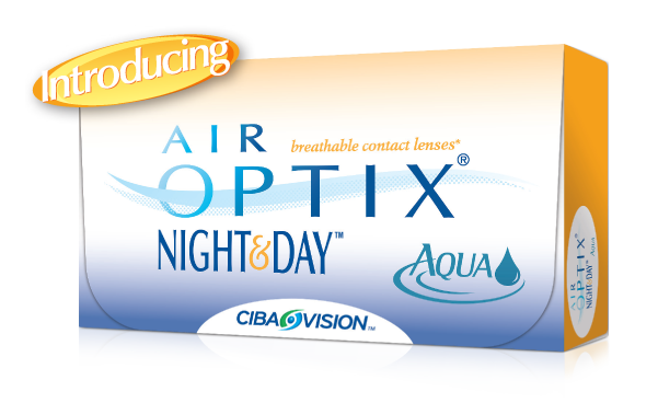 עדשות מגע להרכבה ביום ובלילה Air Optix Night & Day
